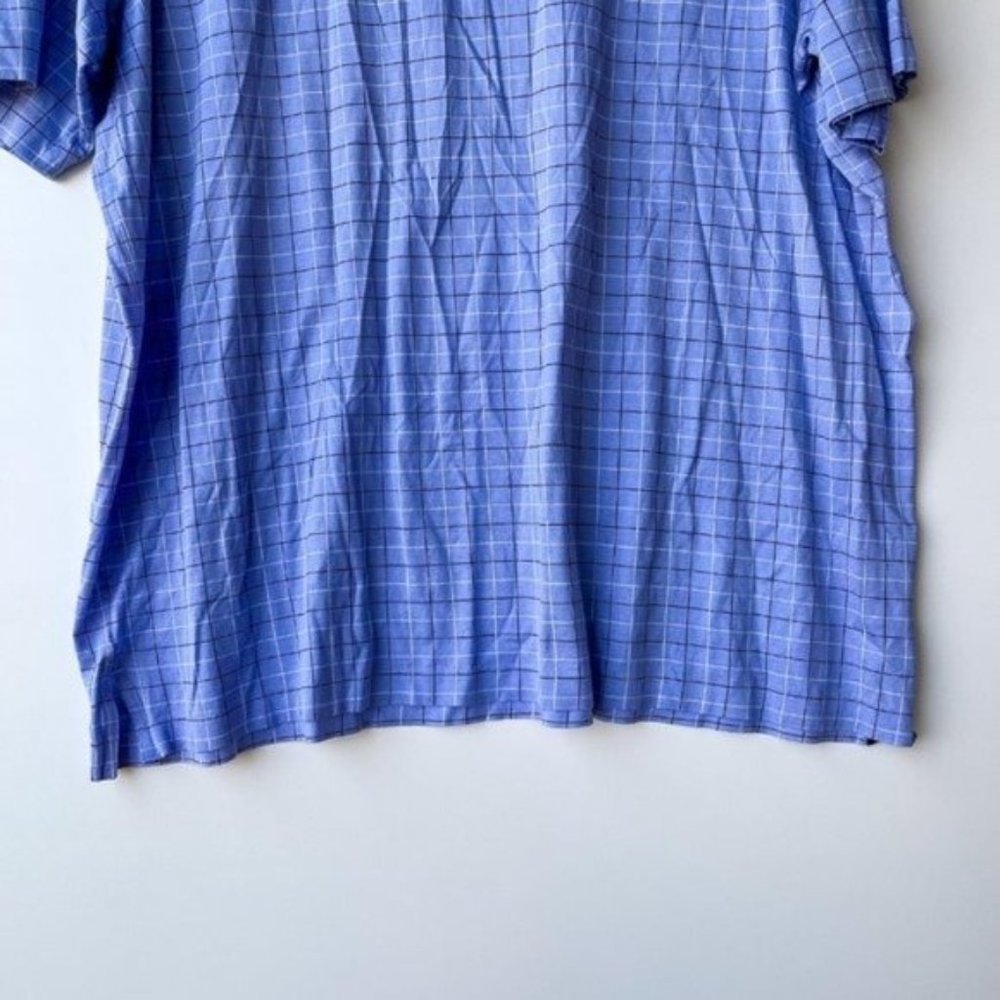 ❤️SOLD❤️Ralph Lauren Purple Label Cotton Blue Plaid Polo - Picture 8 of 9